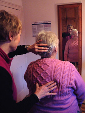 Anna Photograph with elderly patient